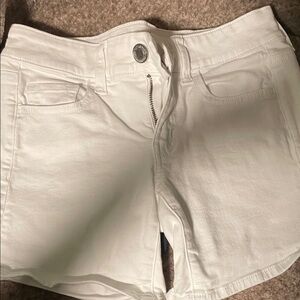 American Eagle Outfitters Crisp White Jean Shorts